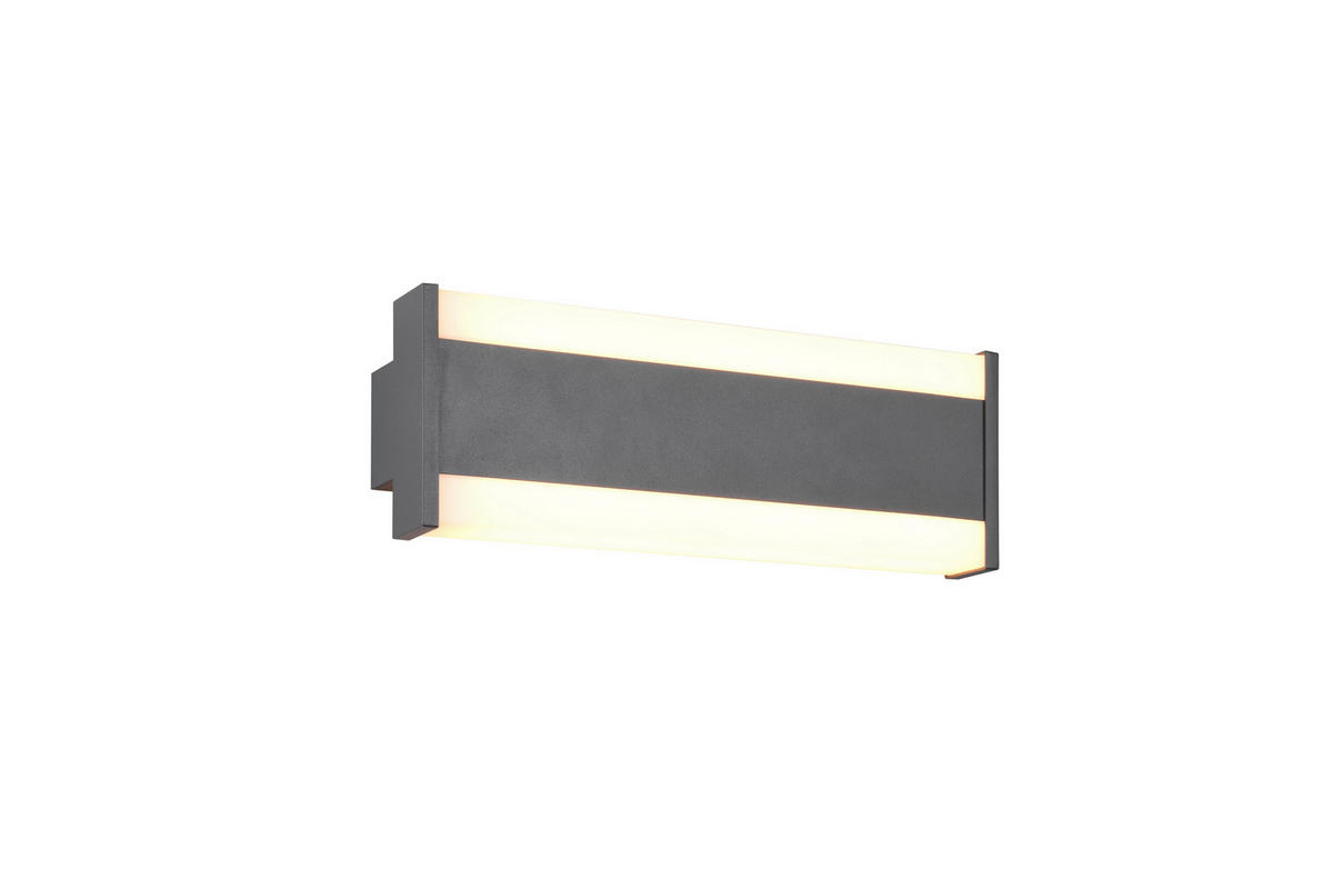 AUßENWANDLEUCHTE   - Anthrazit, Basics, Metall (10,7/30/6cm)