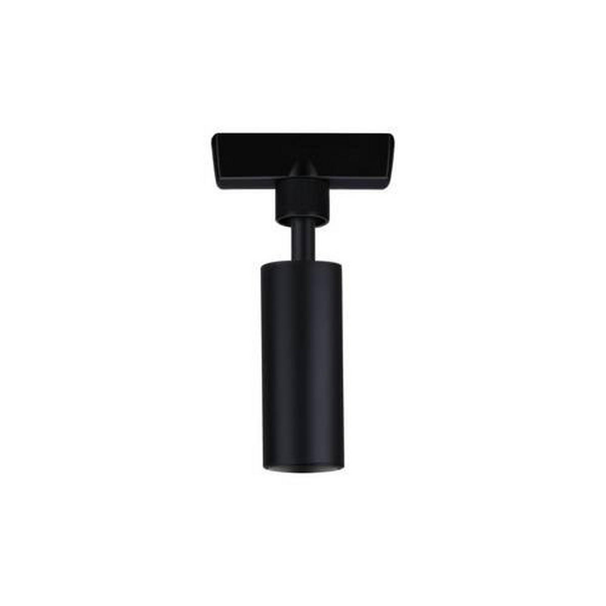 SCHIENENSYSTEM-ADAPTER URAIL 2,3/12 cm   - Schwarz, Design, Kunststoff/Metall (2,3/12cm) - Paulmann