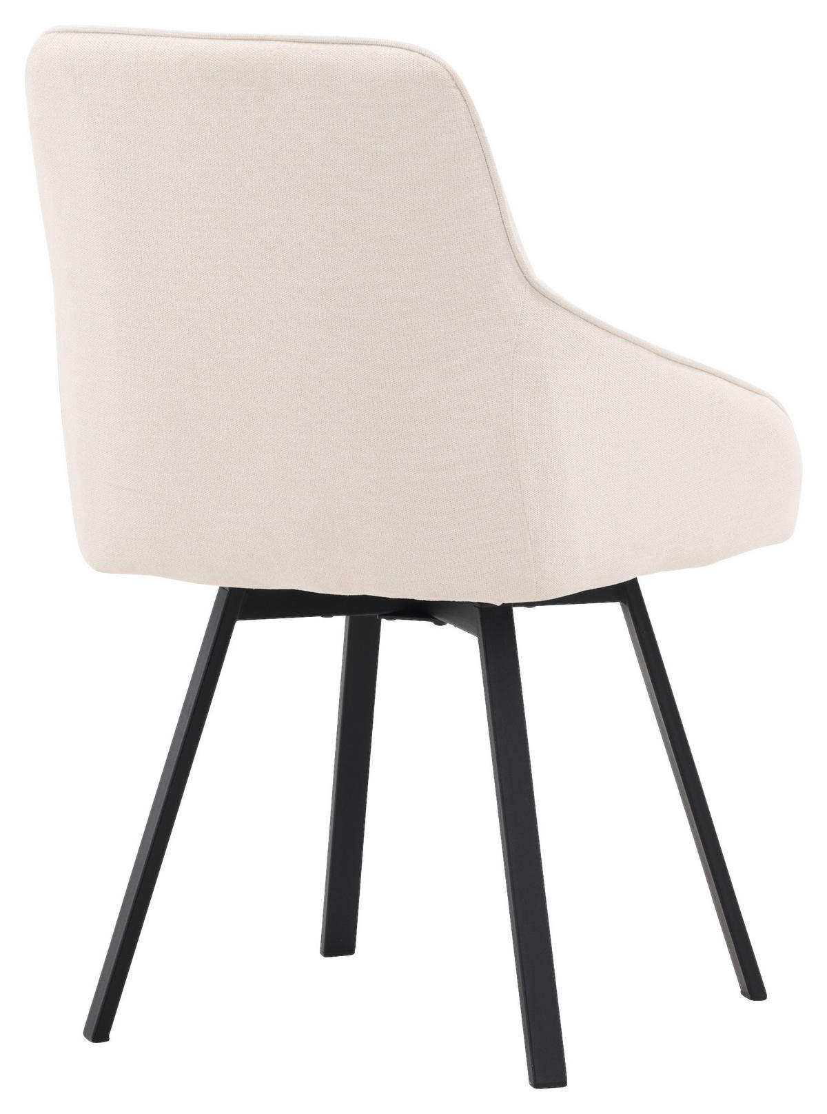 STUHL-SET 2 Stück  in Stahl Textilgeflecht Metall, Textil  - Beige/Schwarz, Design, Textil/Metall (55/88/60cm) - Livetastic