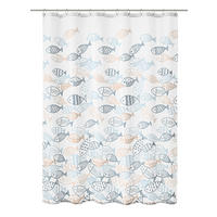 DUSCHVORHANG Classic 2024 180/200 cm  - Basics, Kunststoff (180/200cm) - Kleine Wolke