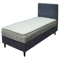 BOX KREVET 90/200 cm     antracit  - crna/antracit, Konvencionalno, drvni materijal/tekstil (90/200cm)