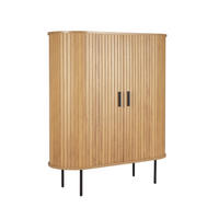 KOMMODE  in 100/118/40 cm  - Schwarz/Naturfarben, Design, Holzwerkstoff/Metall (100/118/40cm) - Livetastic