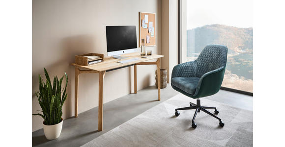 SCHREIBTISCH 140/65/75 cm  in Eschefarben  - Eschefarben, Natur, Holz (140/65/75cm) - Linea Natura