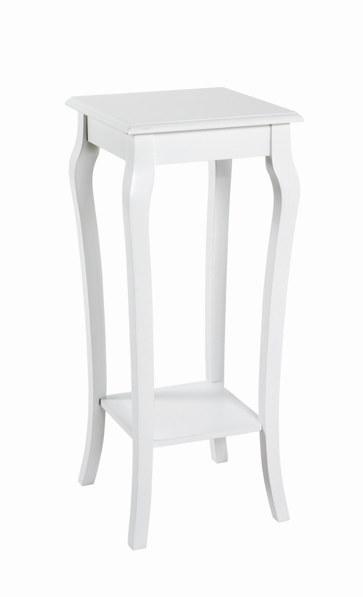 BEISTELLTISCH 30/30/71 cm massiv Weiß quadratisch  - Weiß, Trend, Holz/Holzwerkstoff (30/30/71cm)