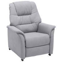 FERNSEHSESSEL  mit Relaxfunktion Flachgewebe Grau  - Grau, KONVENTIONELL, Textil (85/107/84cm) - Welnova