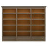 BÜCHERWAND Pinie massiv Grau  - Bronzefarben/Grau, LIFESTYLE, Holz/Metall (311/238,5/46,5cm) - Livetastic