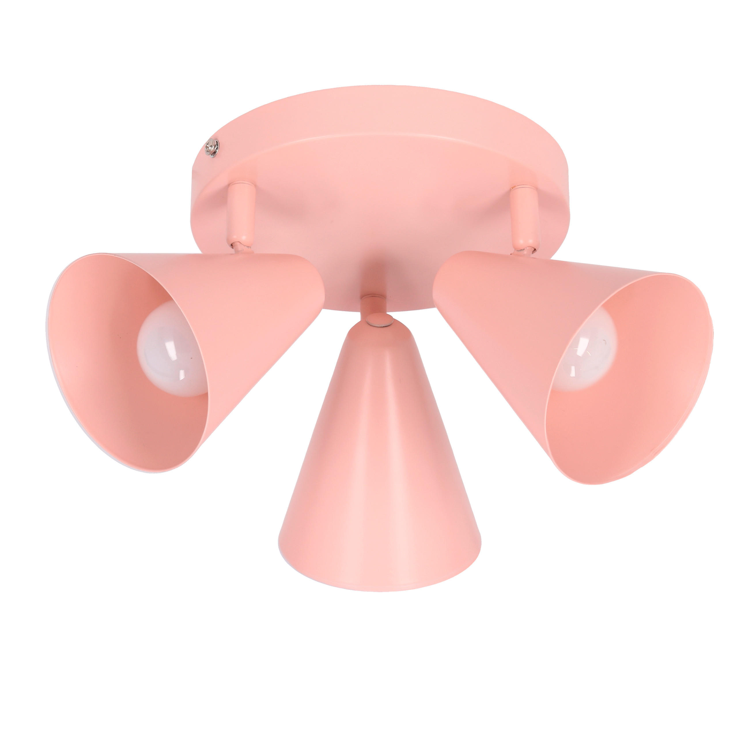 DECKENSTRAHLER Amor 34/34/16 cm   - Pink, Trend, Metall (34/34/16cm)
