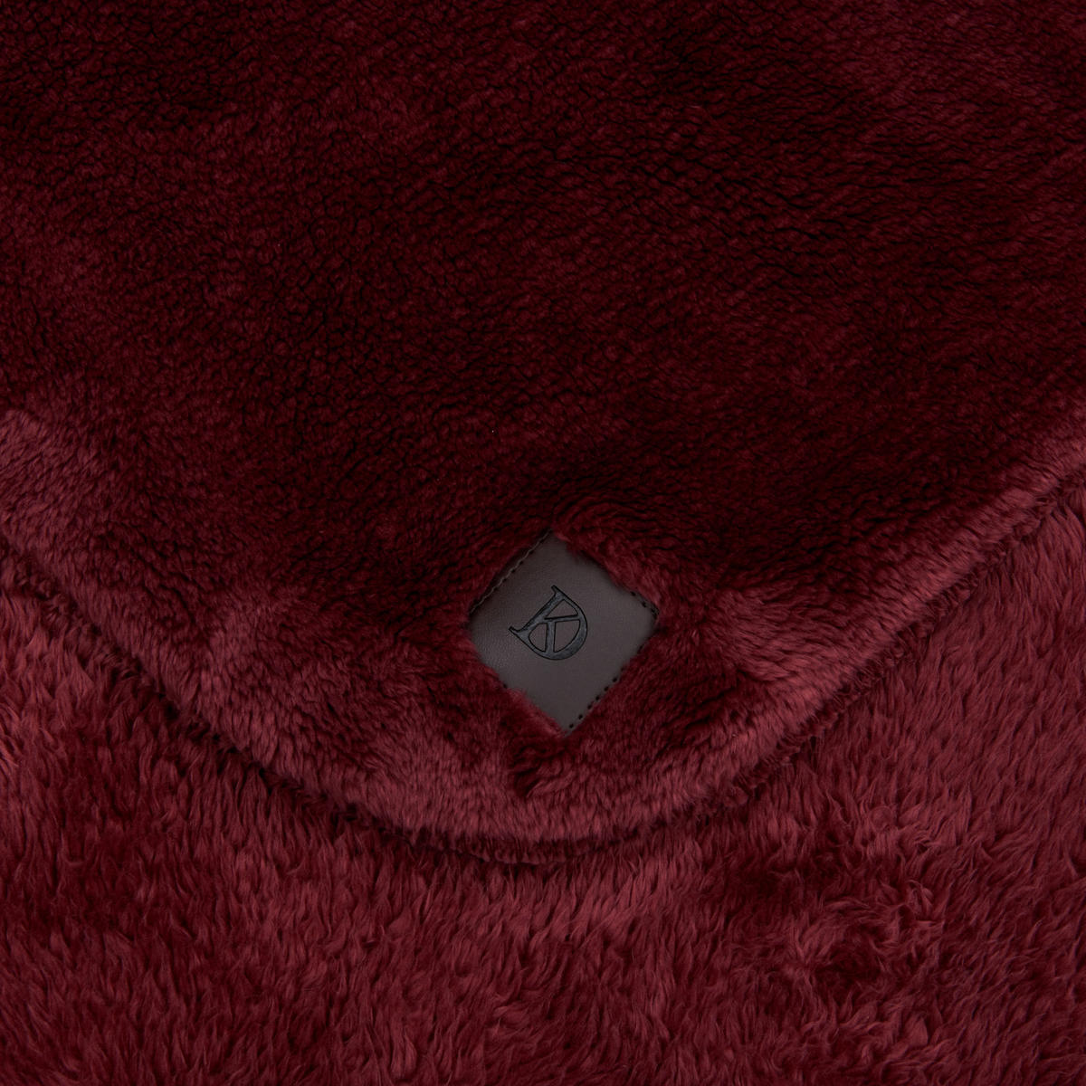 WOHNDECKE KREPPA 150/200 cm  - Bordeaux, Textil (150/200cm) - Dieter Knoll