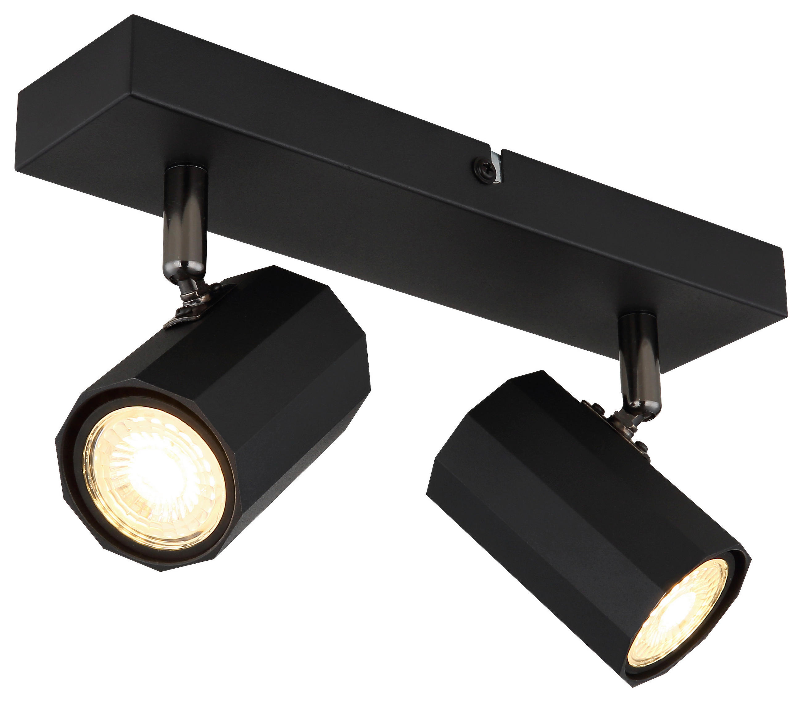 DECKENLEUCHTE 26/6/14,5 cm   - Schwarz, Design, Metall (26/6/14,5cm) - Novel