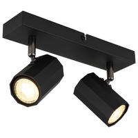 DECKENLEUCHTE 26/6/14,5 cm   - Schwarz, Design, Metall (26/6/14,5cm) - Novel