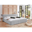POLSTERBETT Bettkasten, Lattenroste Hellgrau 160/200 cm  - Birkefarben/Buchefarben, Design, Holz/Textil (160/200cm) - Xora