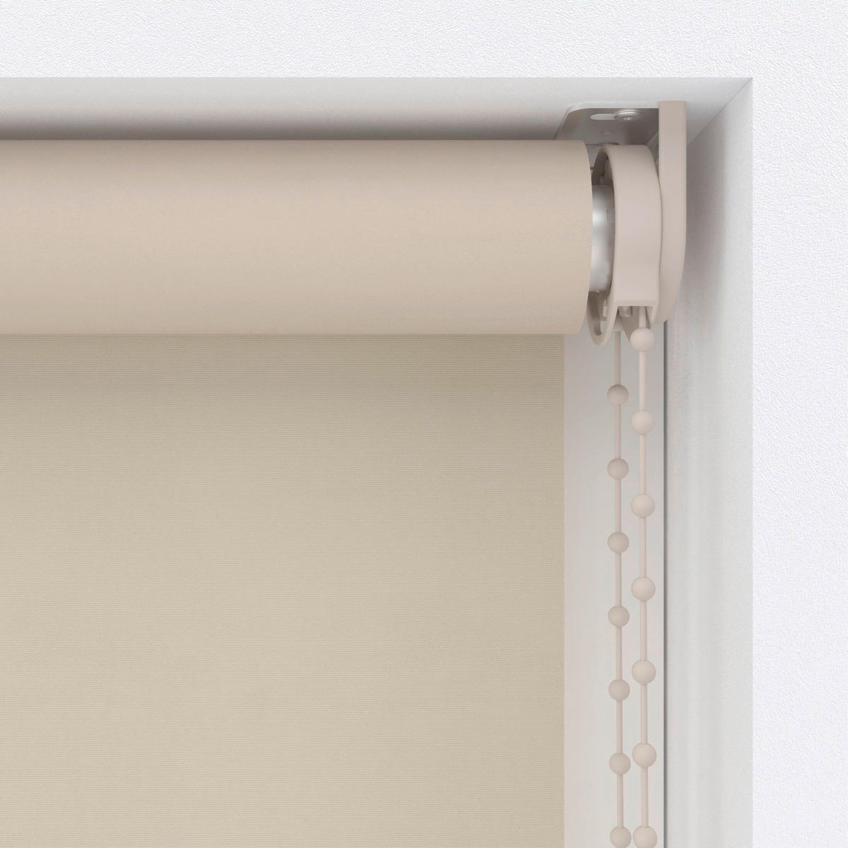 VERDUNKELUNGSROLLO  - Sandfarben, Basics, Textil (230/190cm)