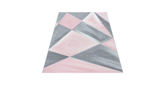 WEBTEPPICH 140/200 cm Beta  - Pink, Basics, Textil (140/200cm) - Novel