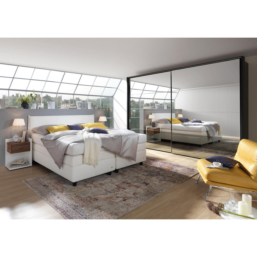 Thumbnail - RUF Betten Boxspringbett, Weiß, Textil, H3, 7-Zonen, Höhe ca. 20 cm, 180x200 cm, Blauer Engel, Goldenes M, Made in Germa...