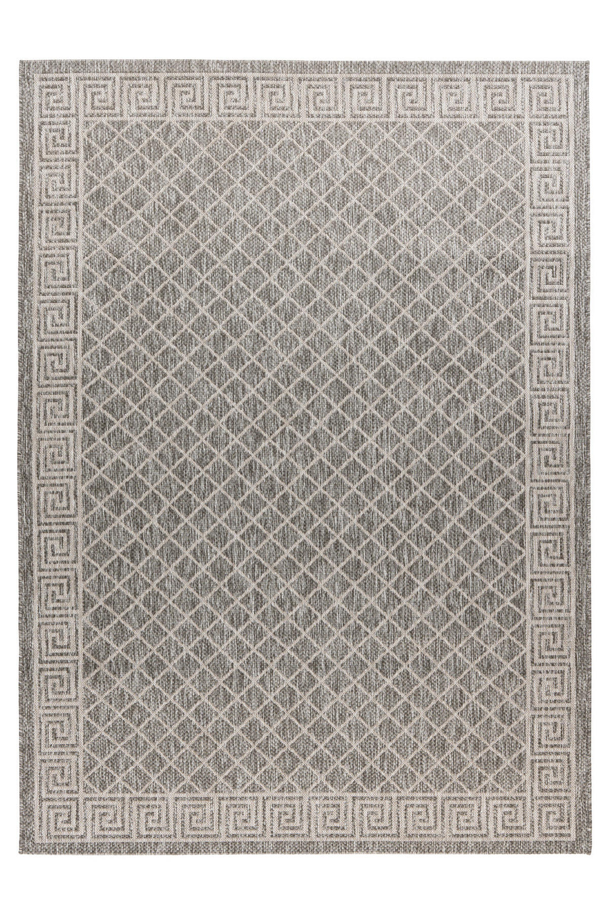 FLACHWEBETEPPICH 160/230 cm My Tallinn  - Grau, Design, Textil (160/230cm)