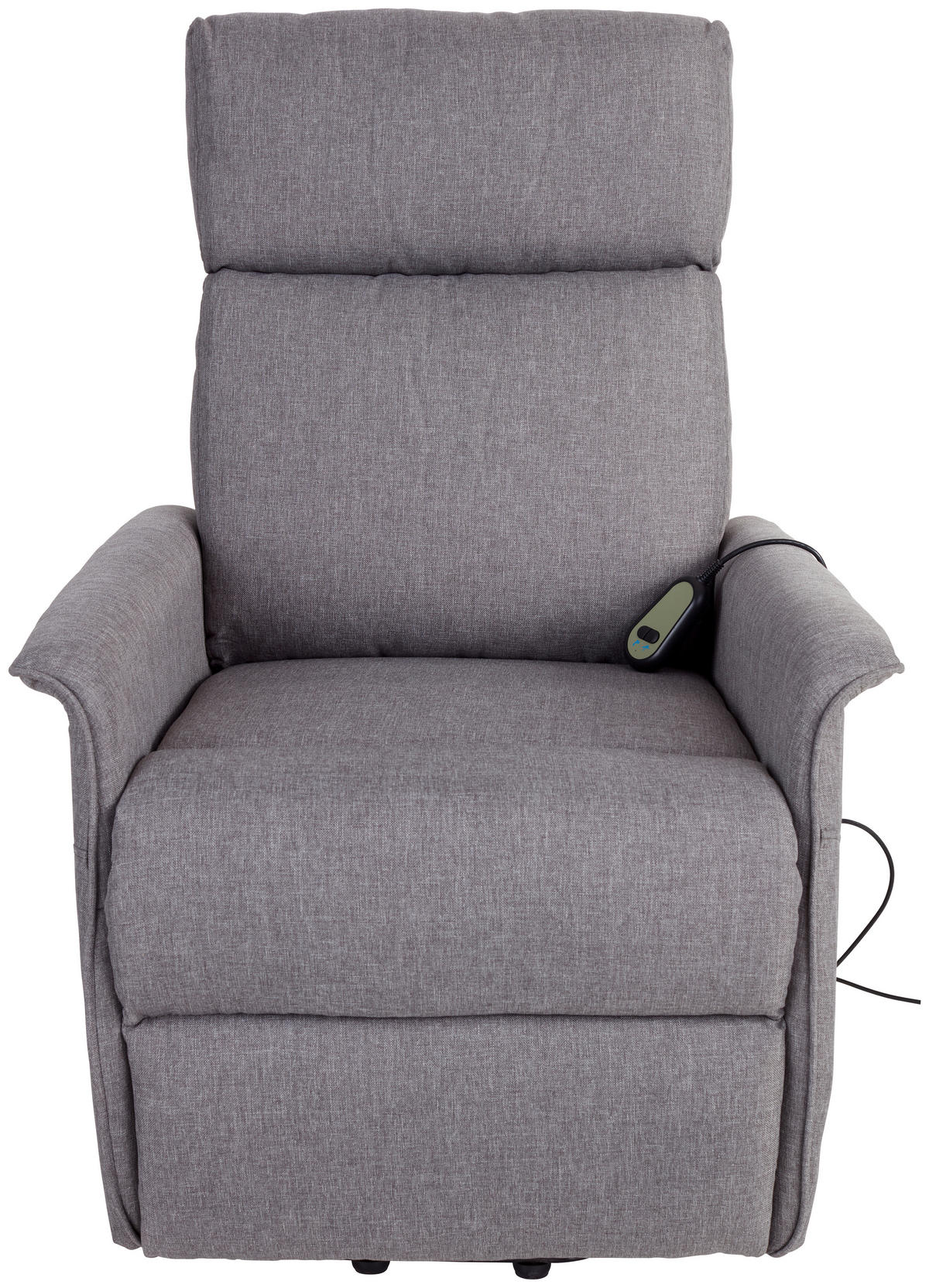 TV FOTELJA metal, tekstil  siva   - siva, Konvencionalno, metal/tekstil (65/98-84.5/92-153cm) - Ti'me