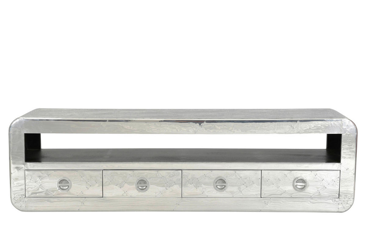 LOWBOARD  200/56/40 cm 4 Schublade(n)  - Silberfarben, Design, Holz/Holzwerkstoff (200/56/40cm) - MID.YOU