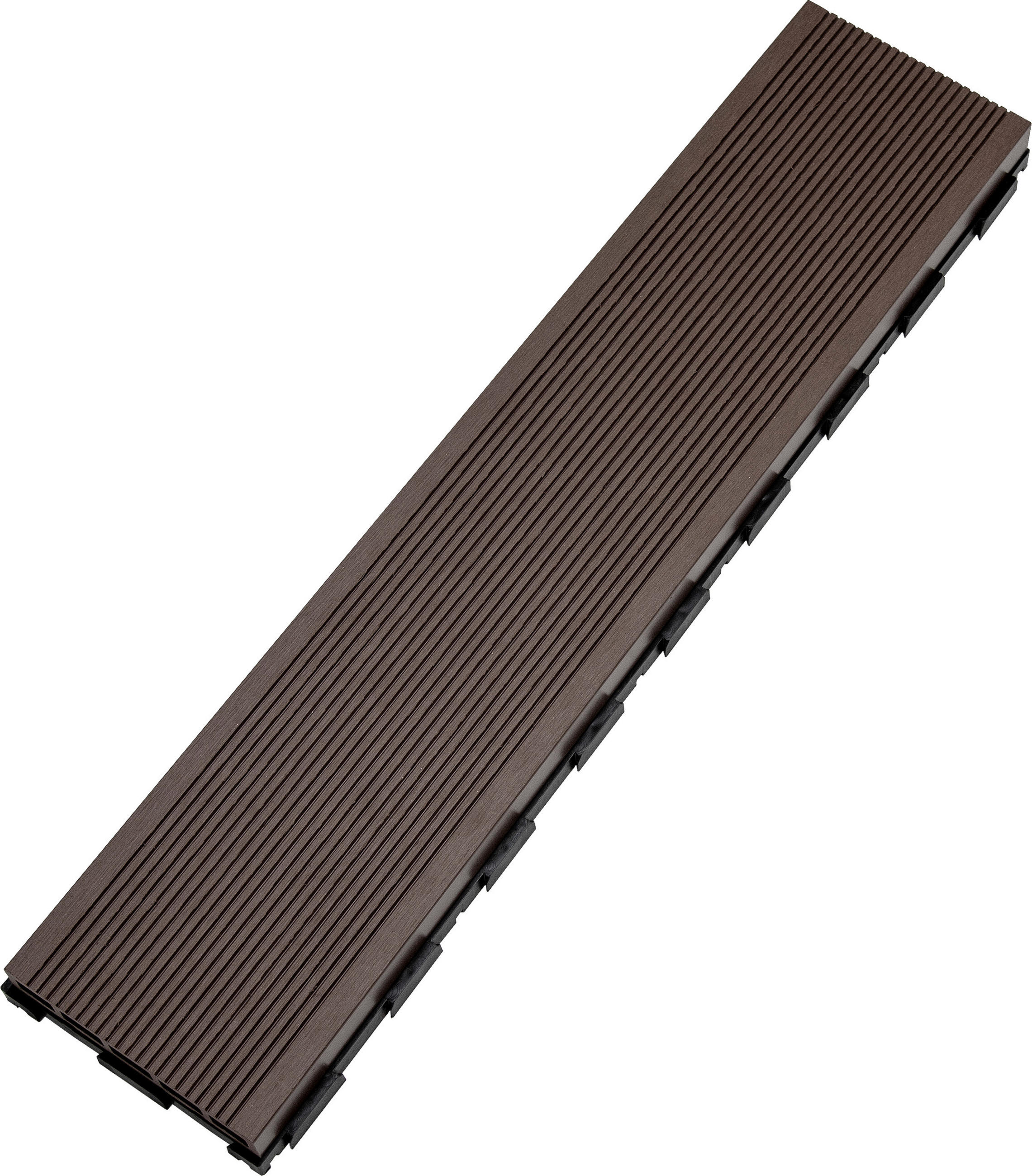 TERRASSENDIELE Dunkelbraun 8 Stück  - Dunkelbraun, Basics, Kunststoff (59,2/13,4/3,3cm) - Ambia Garden