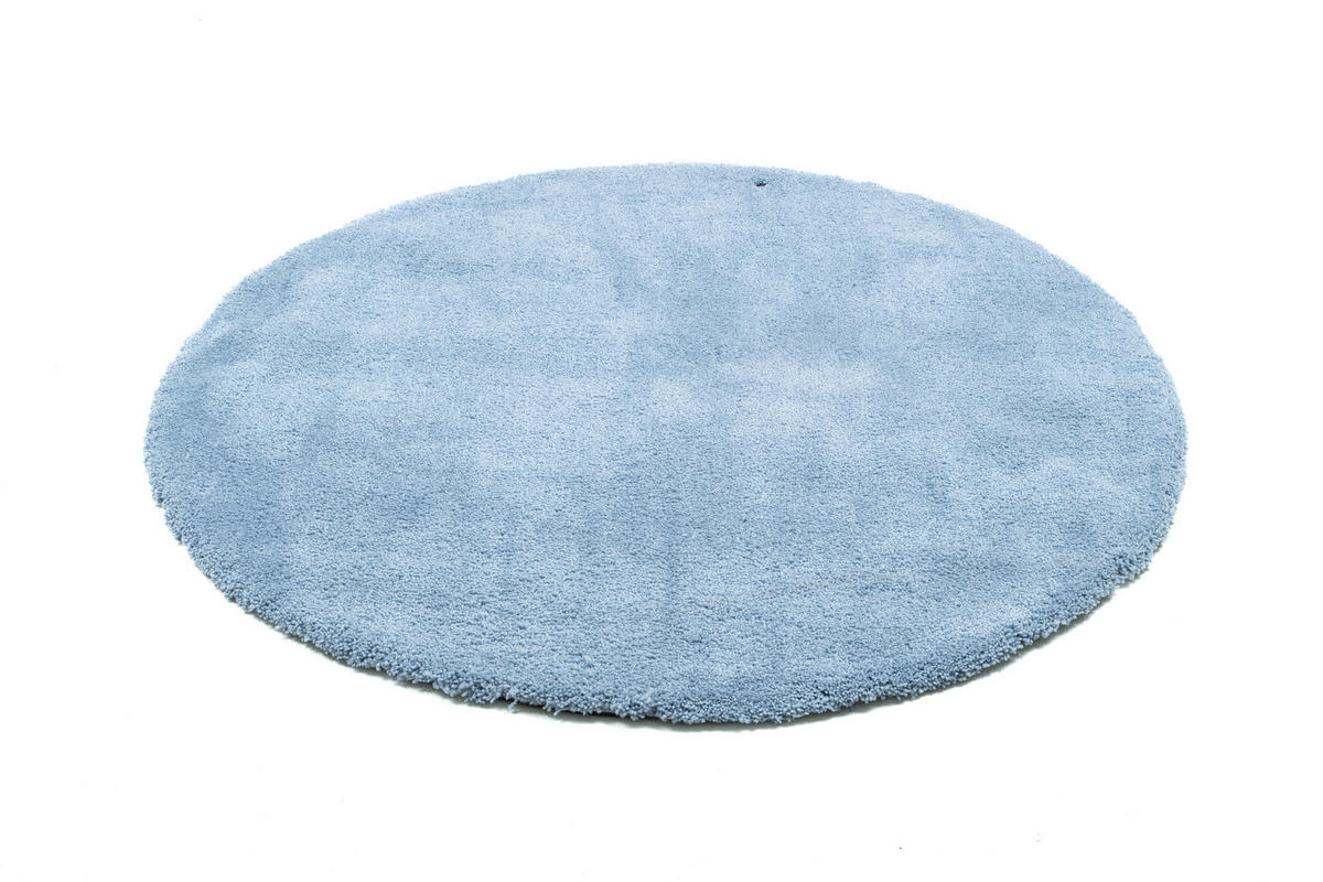 TEPIH VISOKOG FLORA  190/190 cm  svijetlo plava   - svijetlo plava, Basics, tekstil (190/190cm) - Tom Tailor