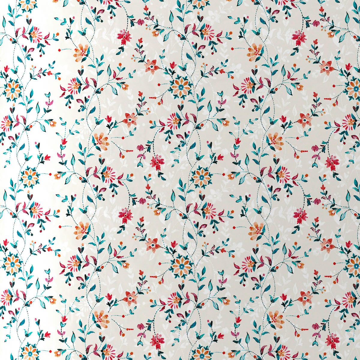 POSTELJINA MILLIE 140/200 cm saten višebojna  - višebojna, Konvencionalno, tekstil (140/200cm) - Esposa