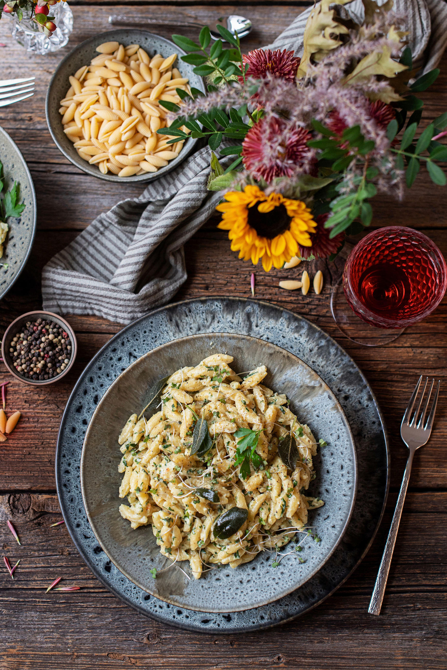 SUPPENTELLERSET Grau 4-teilig Steinzeug CARELLIA  - Grau, Basics, Keramik (22,5/5cm) - Mäser