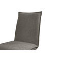 STUHL Webstoff Schwarz, Dunkelgrau Buche massiv  - Dunkelgrau/Schwarz, Basics, Holz/Textil (46/91/61cm) - Carryhome