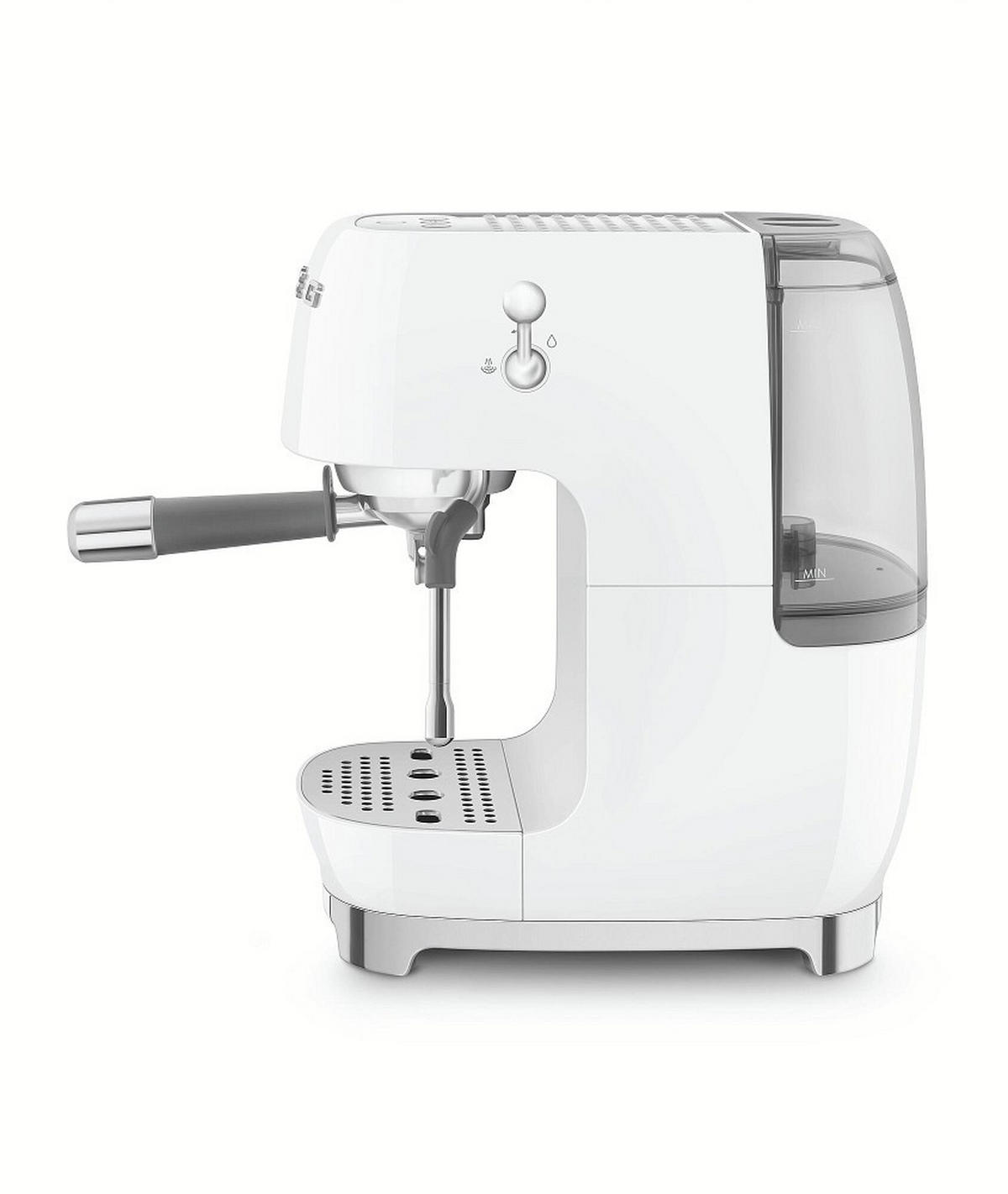 ESPRESSOMASCHINE 50´s Style  - Weiß, Basics, Kunststoff/Metall - SMEG