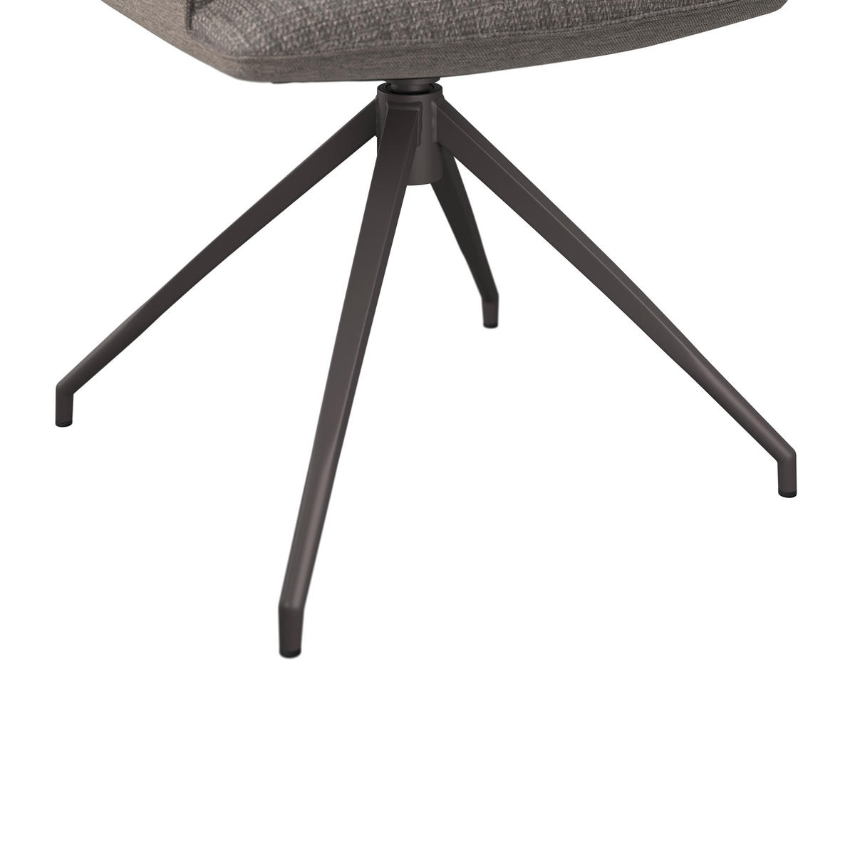 GARTENSTUHL Aluminium, Edelstahl Anthrazit, Grau  - Anthrazit/Grau, MODERN, Textil/Metall (56/90/64cm) - Amatio