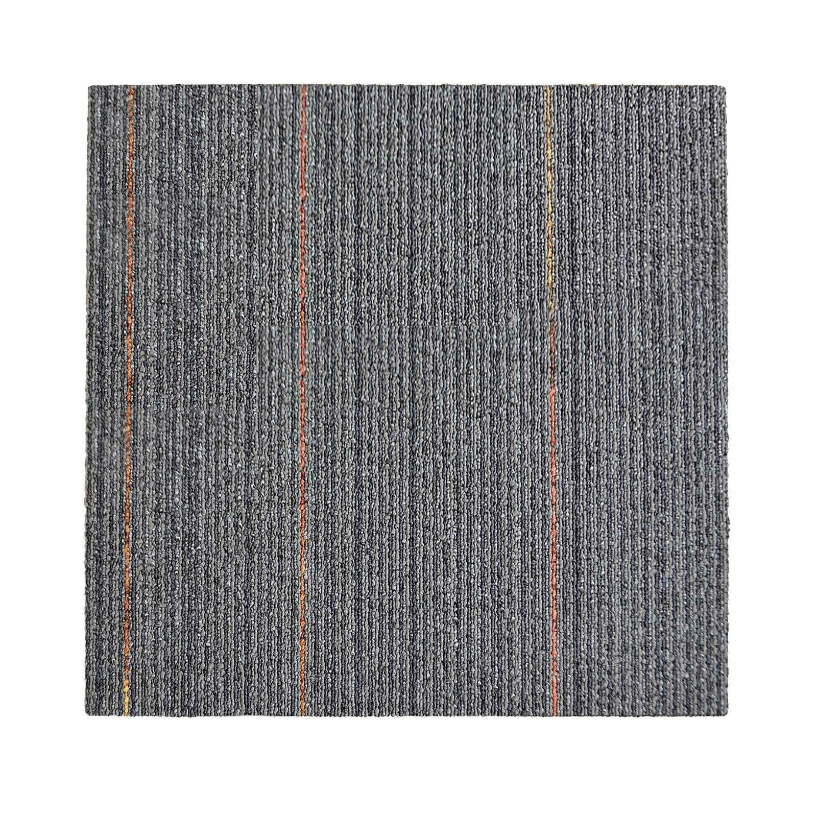 Floordirekt Teppichfliese Berlin Grau 50x50 cm