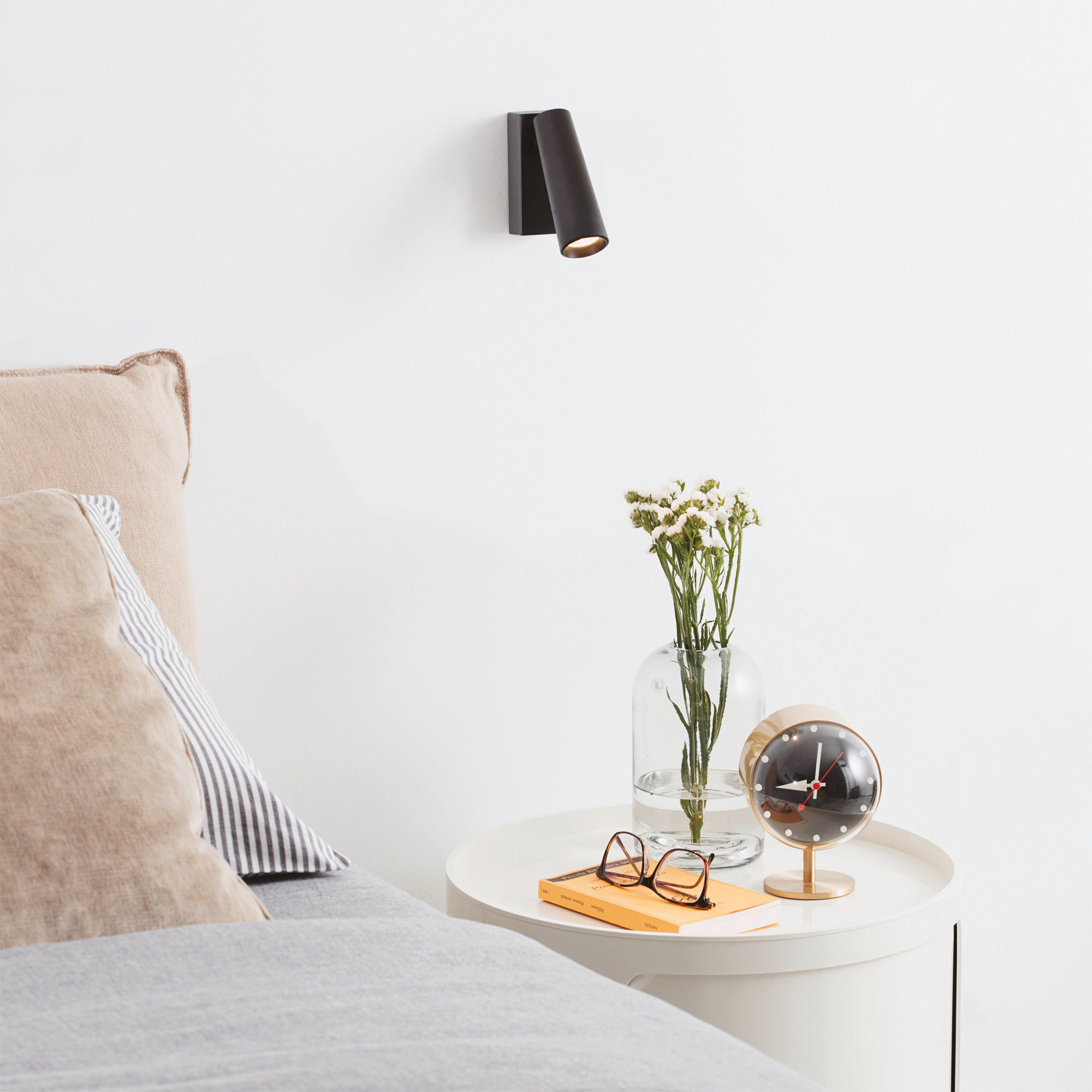 LED-WANDLEUCHTE 4/10,5/12,5 cm   - Schwarz, Design, Metall (4/10,5/12,5cm) - Ideal Lux