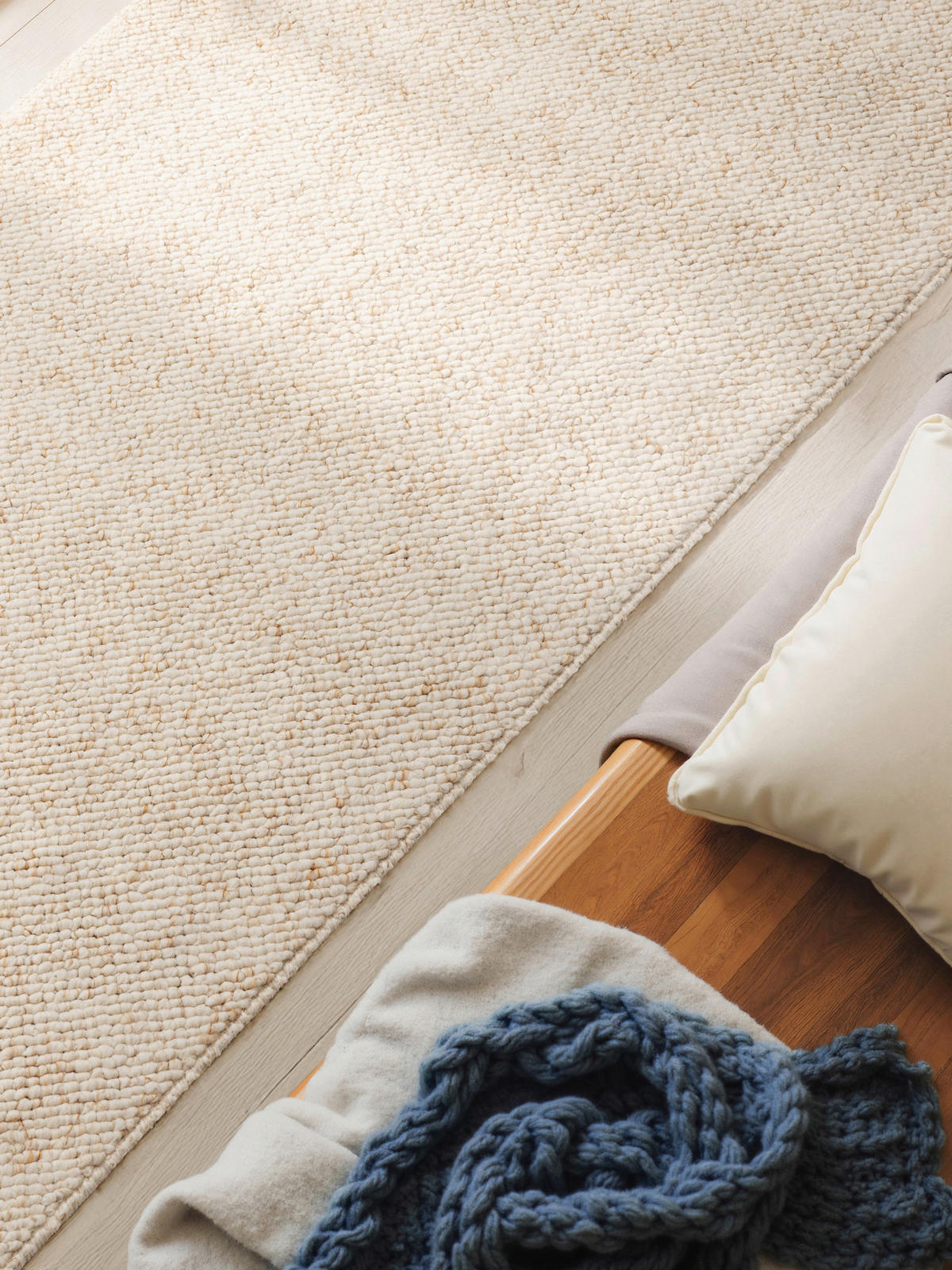 LÄUFER 80/240 cm Rocco  - Champagner/Creme, Basics, Kunststoff (80/240cm) - Elle Decoration