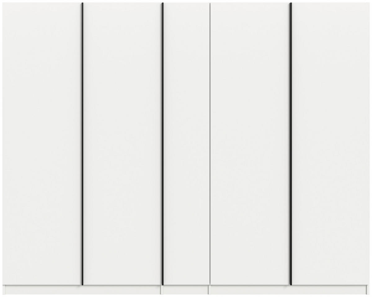 ORMAR S KLASIČNIM VRATIMA     - bijela/crna, Moderno, drvni materijal (230/183/53cm) - MID.YOU