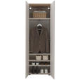 GARDEROBENSCHRANK  in 60,2/191,6/38 cm  - Kaschmir/Eichefarben, Design, Holzwerkstoff/Kunststoff (60,2/191,6/38cm) - Voleo