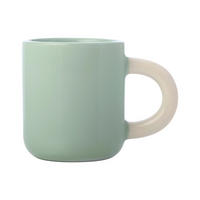 HRNČEK NA KÁVU porcelán keramika  - zelená, Trend, keramika (110ml) - Maxwell & Williams