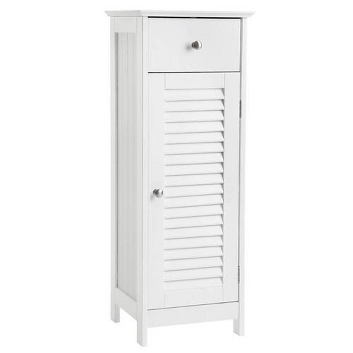 KOMMODE  in 32/87/30 cm  - Weiß, Trend, Holzwerkstoff/Metall (32/87/30cm) - Boxxx