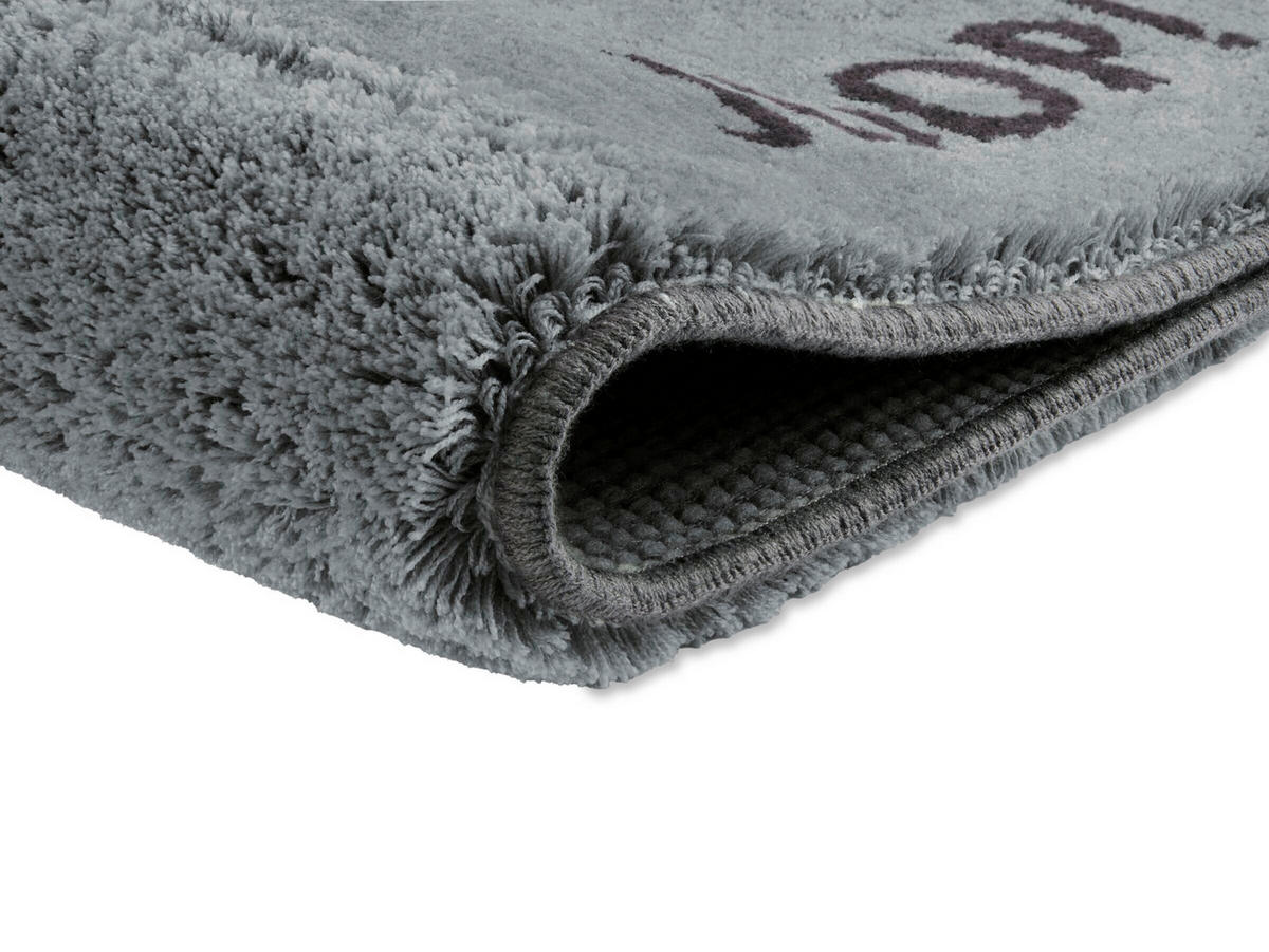 BADTEPPICH Grau 60/90 cm  - Grau, Basics, Naturmaterialien/Textil (60/90cm) - Joop!
