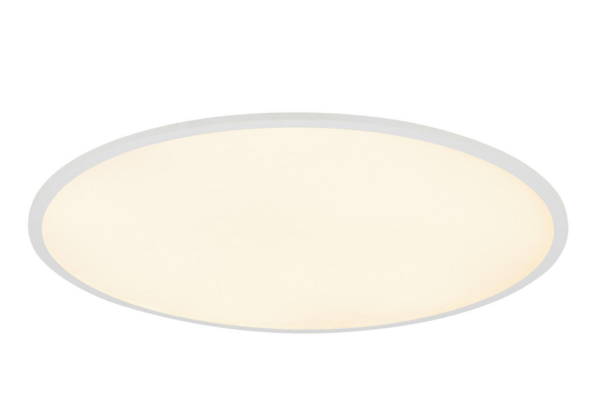 LED-DECKENLEUCHTE Meissa 80/5,2 cm  - Weiß, Basics, Kunststoff/Metall (80/5,2cm) - Novel