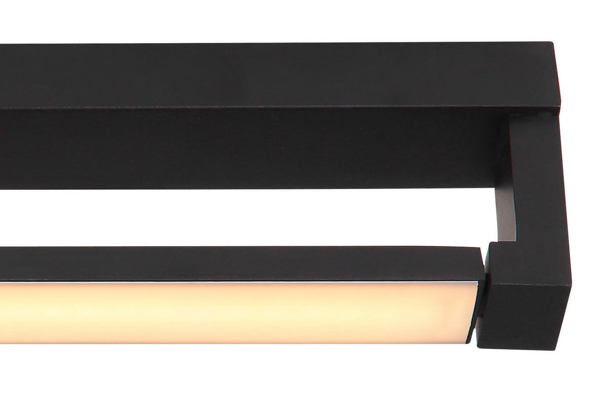 KUPAONSKA SVJETILJKA ZIDNA SUSI  - crna/opalna, Design, metal/plastika (3/44,2/9cm)