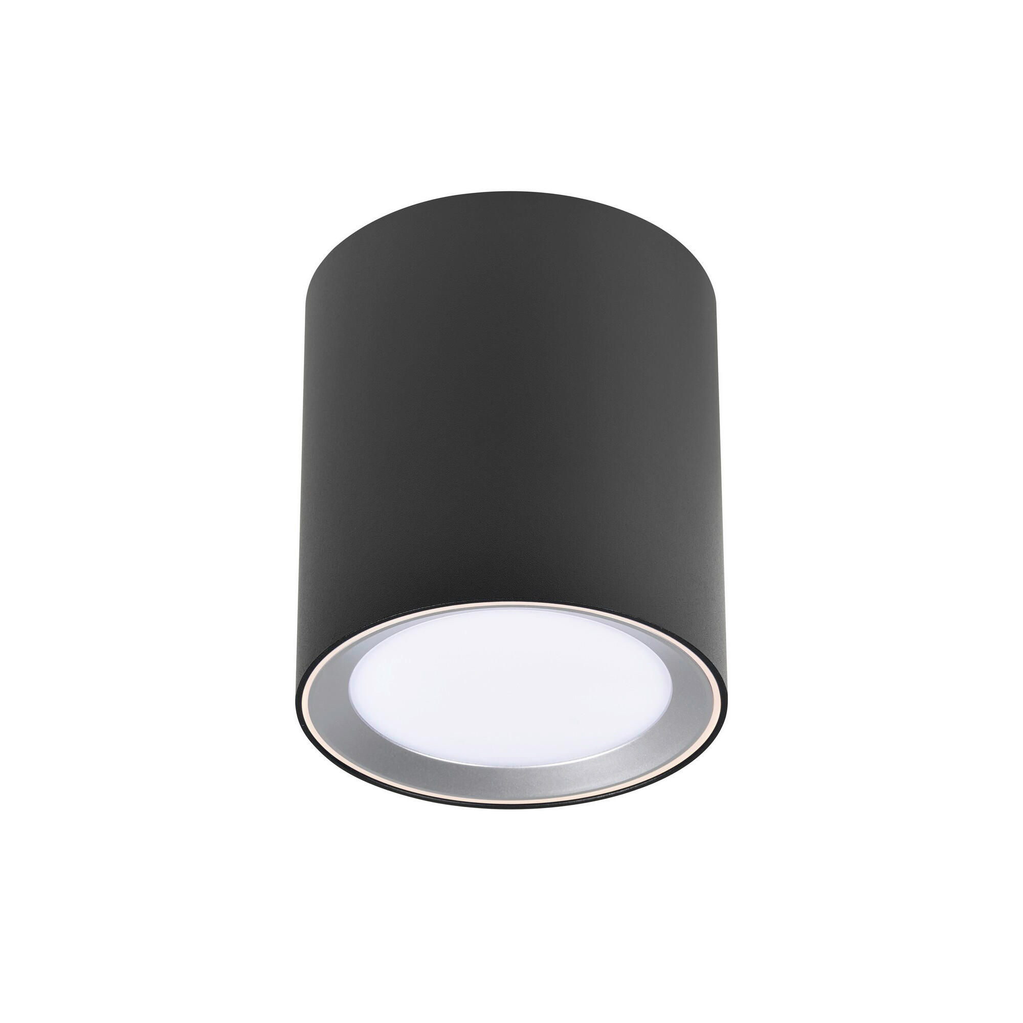 BADEZIMMER-DECKENLEUCHTE 12,5/14 cm   - Schwarz, Basics, Metall (12,5/14cm) - Nordlux
