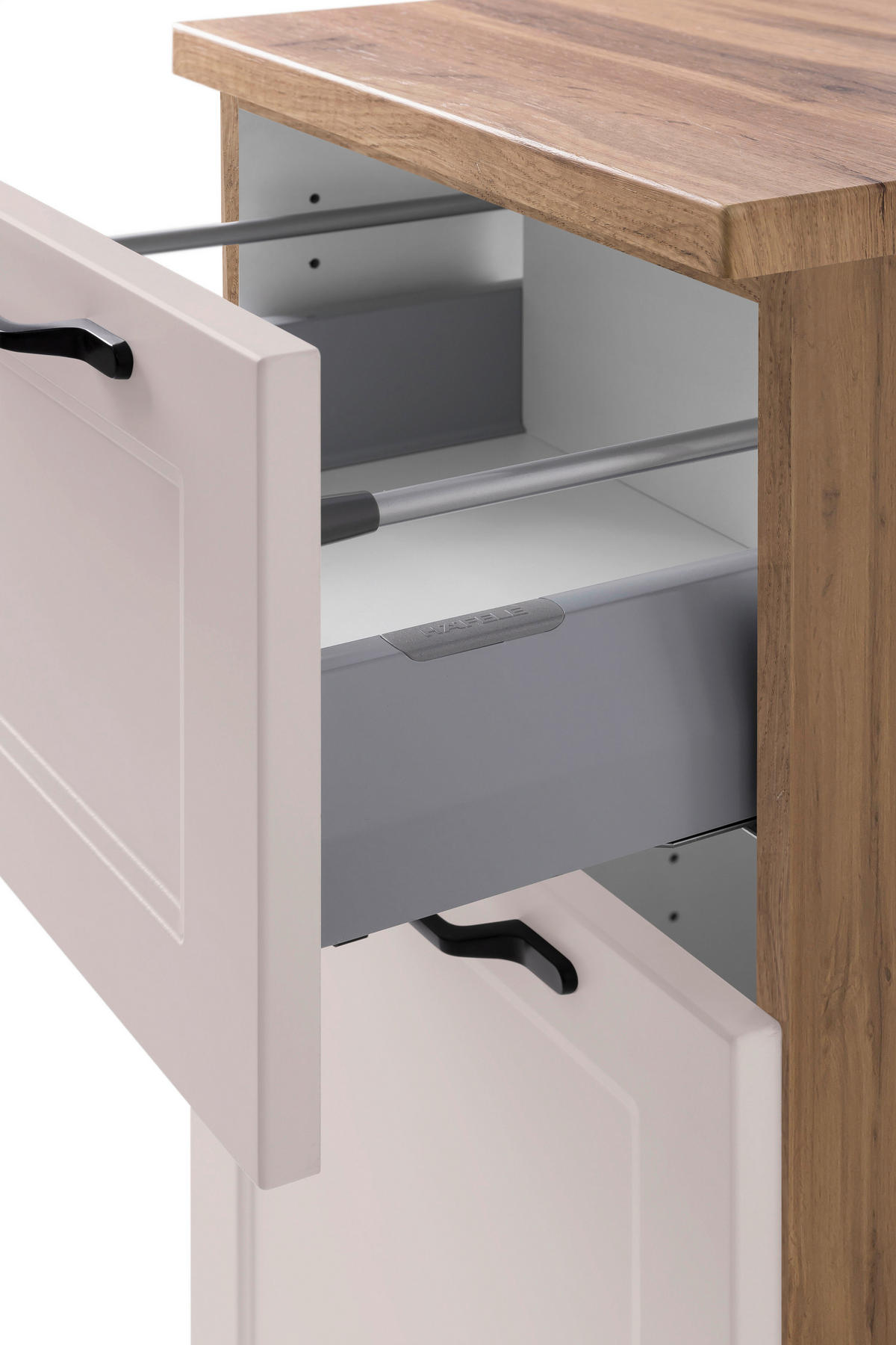 UNTERSCHRANK 40/79/35 cm   - Kaschmir/Eiche Wotan, ROMANTIK / LANDHAUS, Holzwerkstoff/Kunststoff (40/79/35cm) - Xora