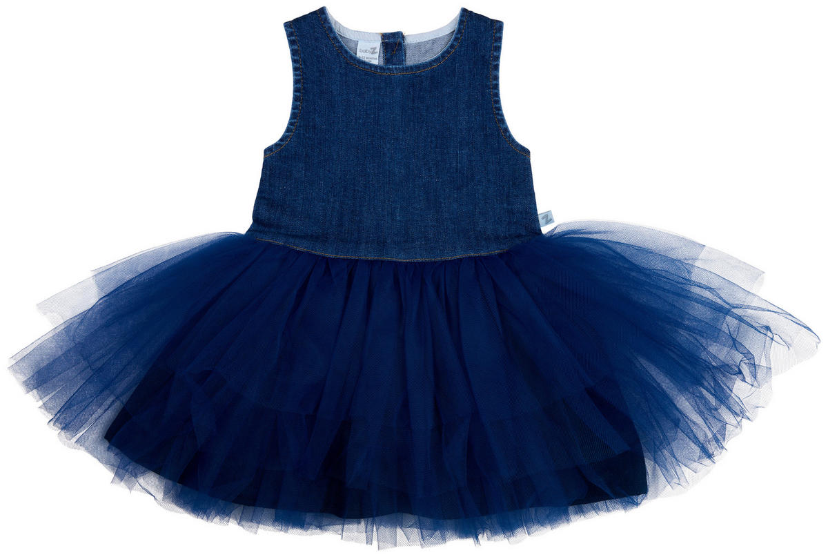 KLEID  - Dunkelblau, Basics, Textil (80null) - Patinio