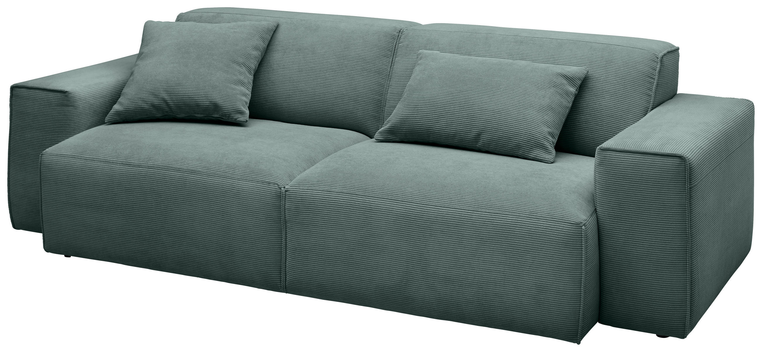 Thumbnail - Pure Home Lifestyle 3-Sitzer-Sofa, Grün, Textil, 236x71x101 cm, Blauer Engel, Goldenes M, Oeko-Tex® Standard 100, DGM-Kl...