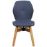 STUHL in Holz, Textil Blau, Eichefarben - Blau/Eichefarben, Design, Holz/Textil (47/87/58cm) - Lomoco STUHL in Holz, Textil Blau, Eichefarben - Blau/Eichefarben, Design, Holz/Textil (47/87/58cm) - Lomoco