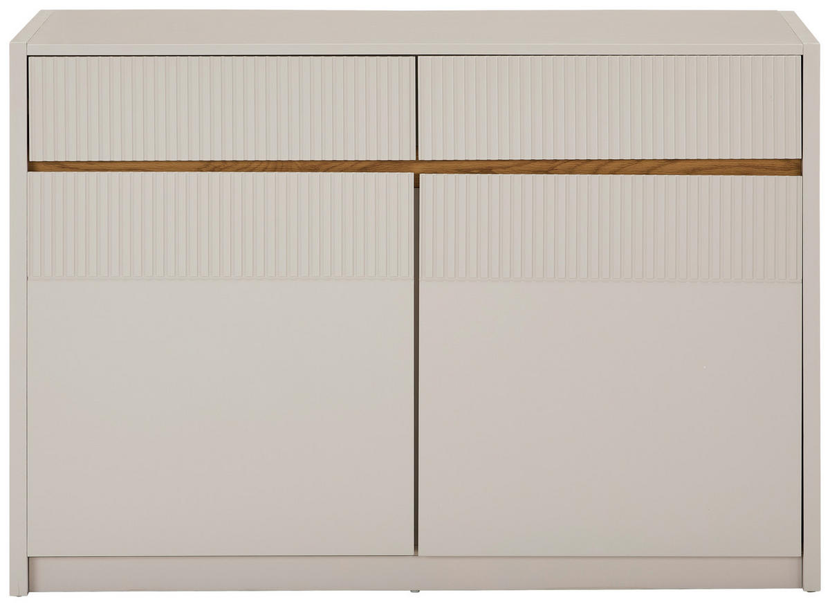 KOMMODE  in 117/80/40 cm  - Kaschmir/Eichefarben, Trend, Holzwerkstoff (117/80/40cm) - Xora