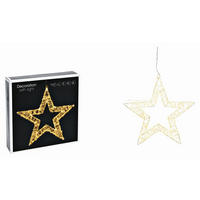 DEKOSTERN  - Weiß, Basics, Kunststoff (38,0/38,0/8cm) - X-Mas