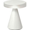 LED-TISCHLEUCHTE Neutra 17/20 cm   - Weiß, Design, Kunststoff/Metall (17/20cm) - Fabas Luce