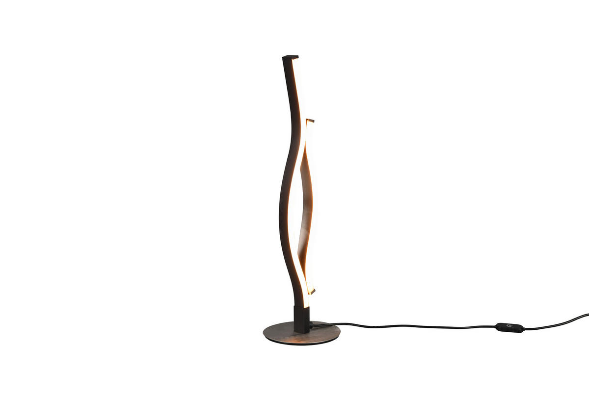 LED-TISCHLEUCHTE - Schwarz, Basics, Metall (13,5/48cm) - Trio Leuchten