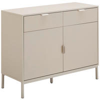 SIDEBOARD Rhodes 100/80/40 cm 2 Schublade(n)  - Kaschmir, Design, Holzwerkstoff/Metall (100/80/40cm) - MID.YOU