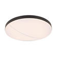 LED-DECKENLEUCHTE 45/10,5 cm   - Schwarz, Design, Kunststoff/Metall (45/10,5cm) - Novel