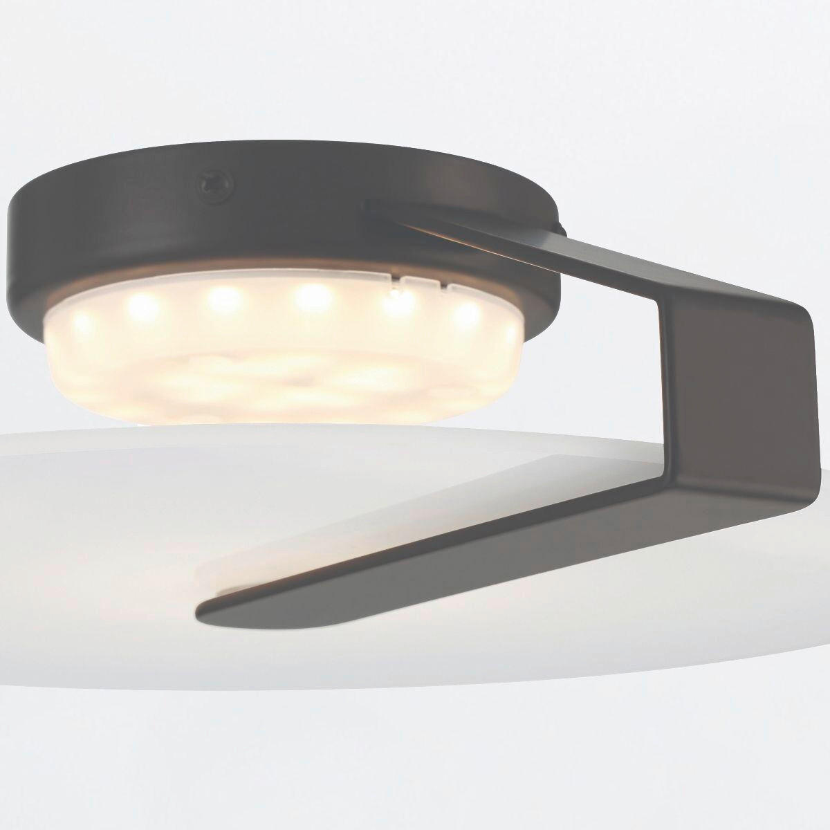 LED-WANDLEUCHTE - Schwarz, Design, Glas/Metall (31/9,2cm) - Elstead Lighting